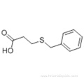 Propanoic acid,3-[(phenylmethyl)thio]- CAS 2899-66-3
